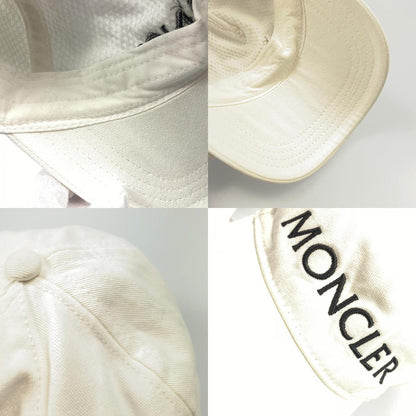 【中古】MONCLER | モンクレール BERRETTO BASEBALL キャップ 0091750 V0006 国内正規品 ホワイト