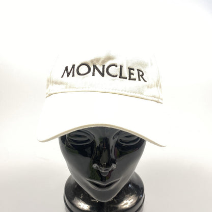 【中古】MONCLER | モンクレール BERRETTO BASEBALL キャップ 0091750 V0006 国内正規品 ホワイト