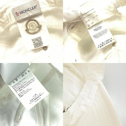 【中古】MONCLER | モンクレール BERRETTO BASEBALL キャップ 0091750 V0006 国内正規品 ホワイト