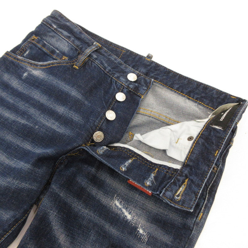 【中古】DSQUARED2 | ディースクエアード Slim Jean デニムパンツ S71LB0004 S30342 ブルー サイズ：46