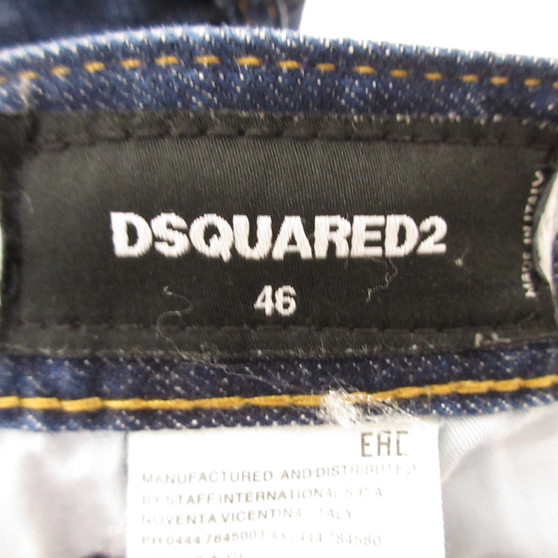 【中古】DSQUARED2 | ディースクエアード Slim Jean デニムパンツ S71LB0004 S30342 ブルー サイズ：46