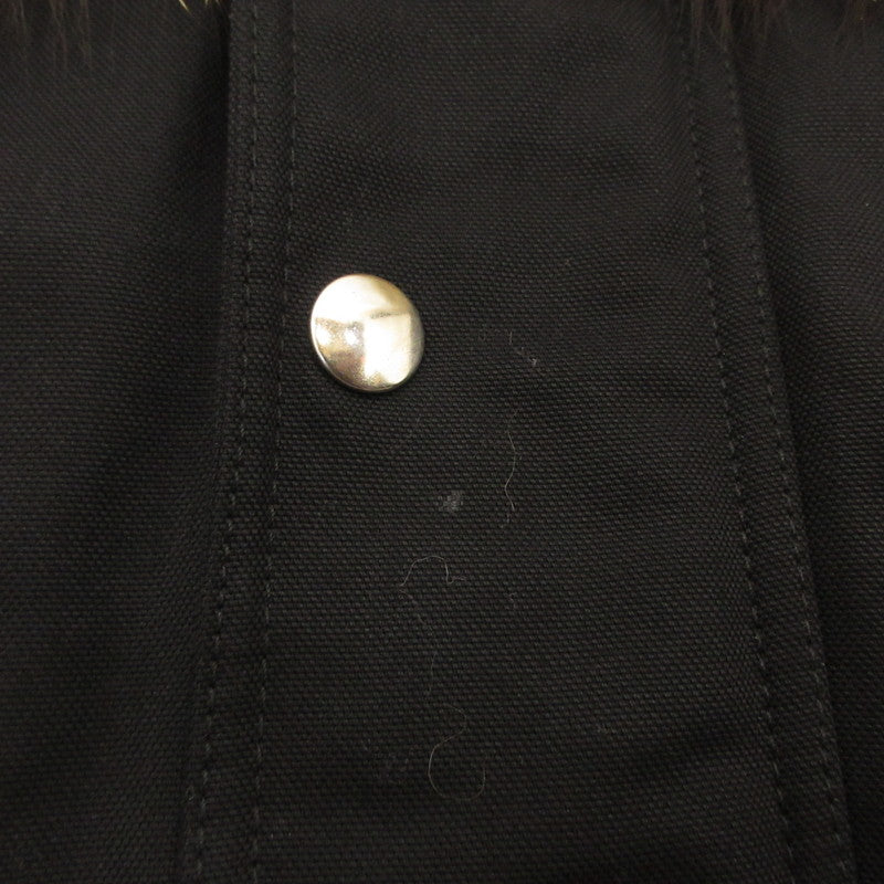 【中古】SAINT LAURENT | サンローラン コヨーテファーダウンブルゾン ダウンジャケット 325136 Y819B 2013A/W 国内正規品/エディ期 ブラック サイズ：44