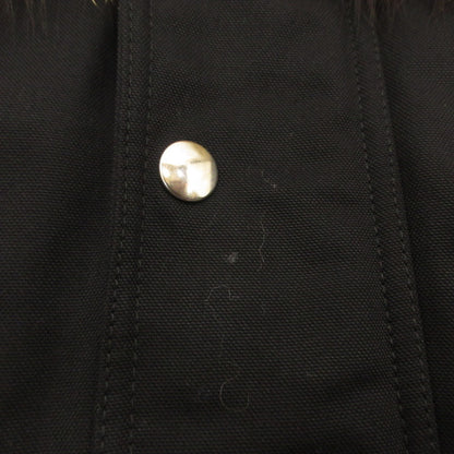 【中古】SAINT LAURENT | サンローラン コヨーテファーダウンブルゾン ダウンジャケット 325136 Y819B 2013A/W 国内正規品/エディ期 ブラック サイズ：44