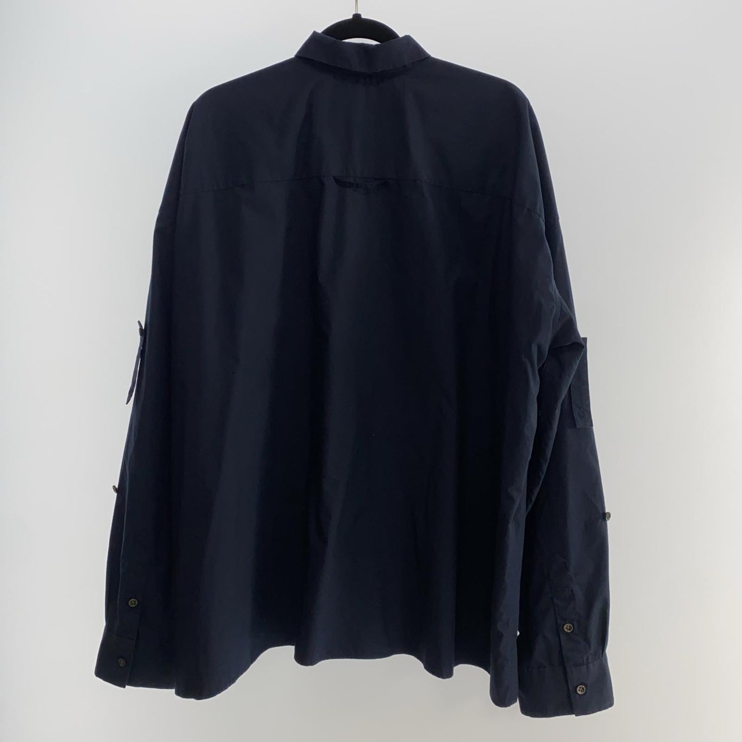 【中古】Dulcamara | ドゥルカマラ タックアップロングスリーブシャツ 長袖シャツ D222-T757 年式:2022A/W ネイビー サイズ：1