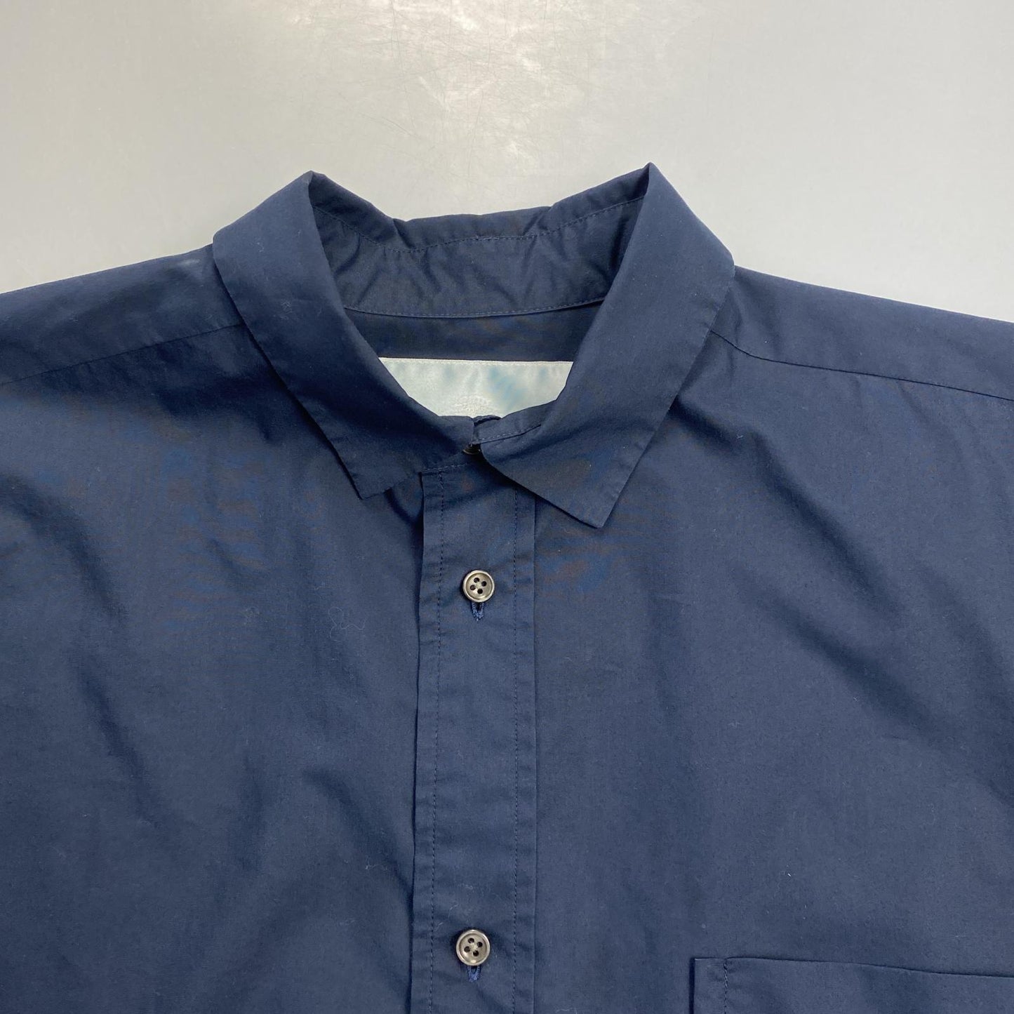 【中古】Dulcamara | ドゥルカマラ タックアップロングスリーブシャツ 長袖シャツ D222-T757 年式:2022A/W ネイビー サイズ：1