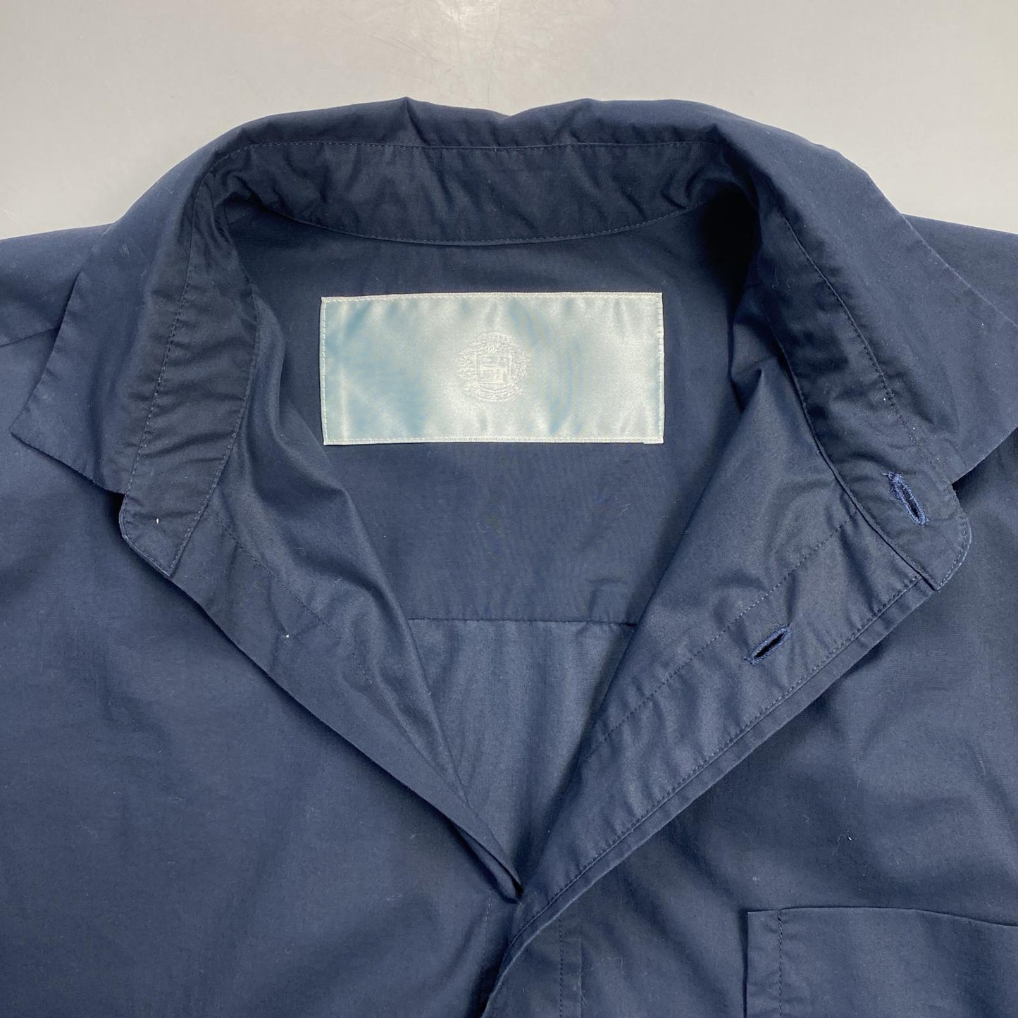 【中古】Dulcamara | ドゥルカマラ タックアップロングスリーブシャツ 長袖シャツ D222-T757 年式:2022A/W ネイビー サイズ：1