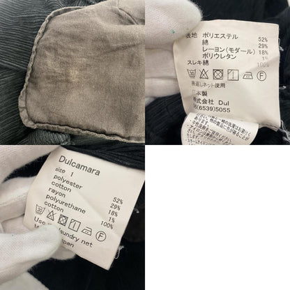 【中古】Dulcamara | ドゥルカマラ コーデュロイタックワイドパンツ パンツ ブラック サイズ：1