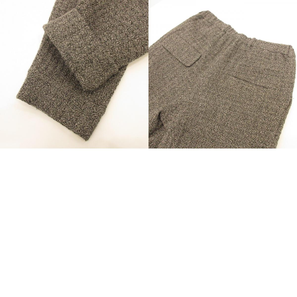 Dulcamara | Cable Check Easy Slacks Pants D222-P312 Gray Size: 2