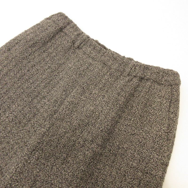 Dulcamara | Cable Check Easy Slacks Pants D222-P312 Gray Size: 2