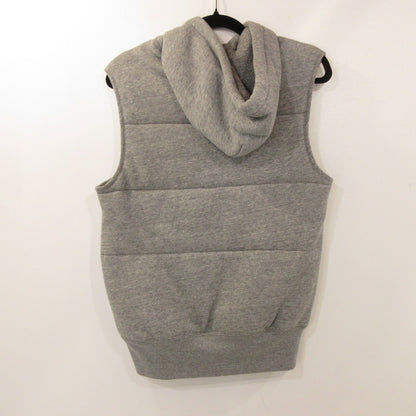 【中古】POLO RALPH LAUREN | ポロ・ラルフローレン Fleece Vest Hoodie 中綿ベスト グレー サイズ：S