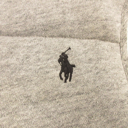 【中古】POLO RALPH LAUREN | ポロ・ラルフローレン Fleece Vest Hoodie 中綿ベスト グレー サイズ：S