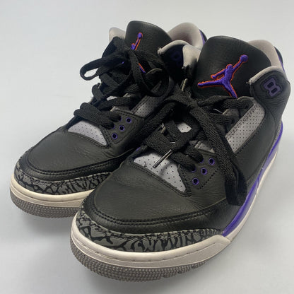 【中古】NIKE | ナイキ AIR JORDAN 3 RETRO 'COURT PURPLE' スニーカー CT8532-050 パープル 27cm