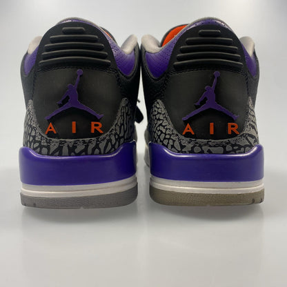 【中古】NIKE | ナイキ AIR JORDAN 3 RETRO 'COURT PURPLE' スニーカー CT8532-050 パープル 27cm