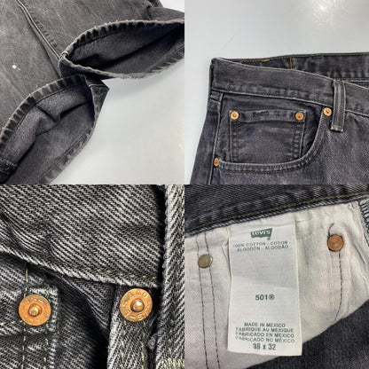 【中古】Levi's | リーバイス 501 デニムパンツ 年式:2012年製造 サイズ:W:38 ブラック