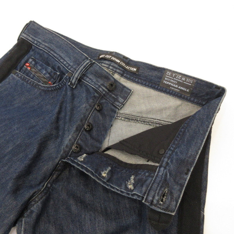 DIESEL | DIESEL TEPPHAR-ANGLE Denim Pants 084EV BIAS-CUT DENIM COLLECTION Navy Size: 27