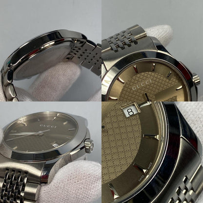 【中古】GUCCI | グッチ G-TIMELESS 腕時計 YA126406 シルバー
