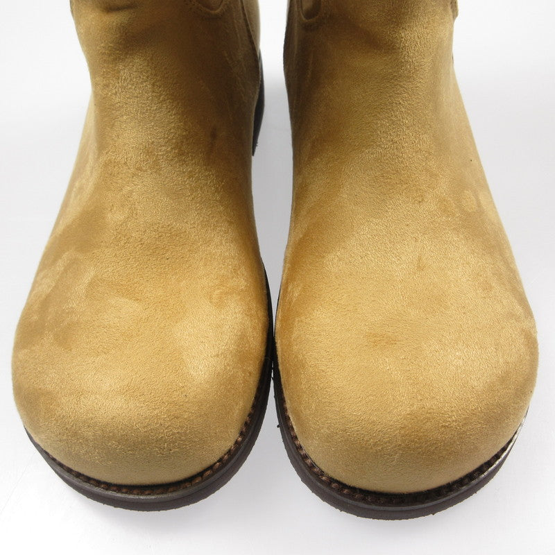 【中古】 Suede Middle Boots ブーツ キャメル 23cm