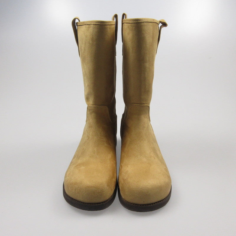 【中古】 Suede Middle Boots ブーツ キャメル 24cm