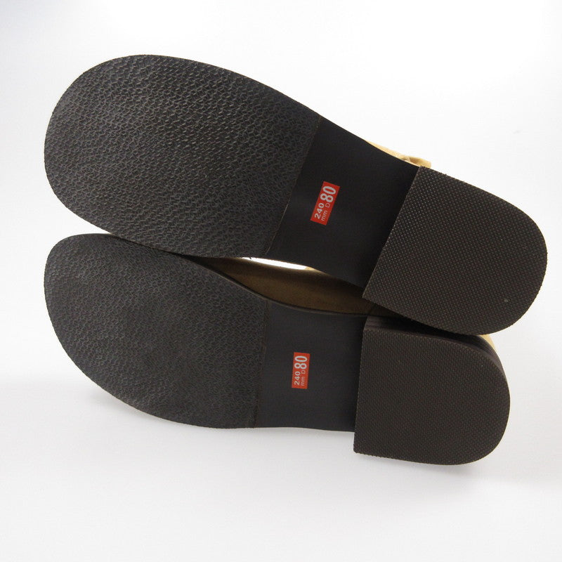 【中古】 Suede Middle Boots ブーツ キャメル 24cm