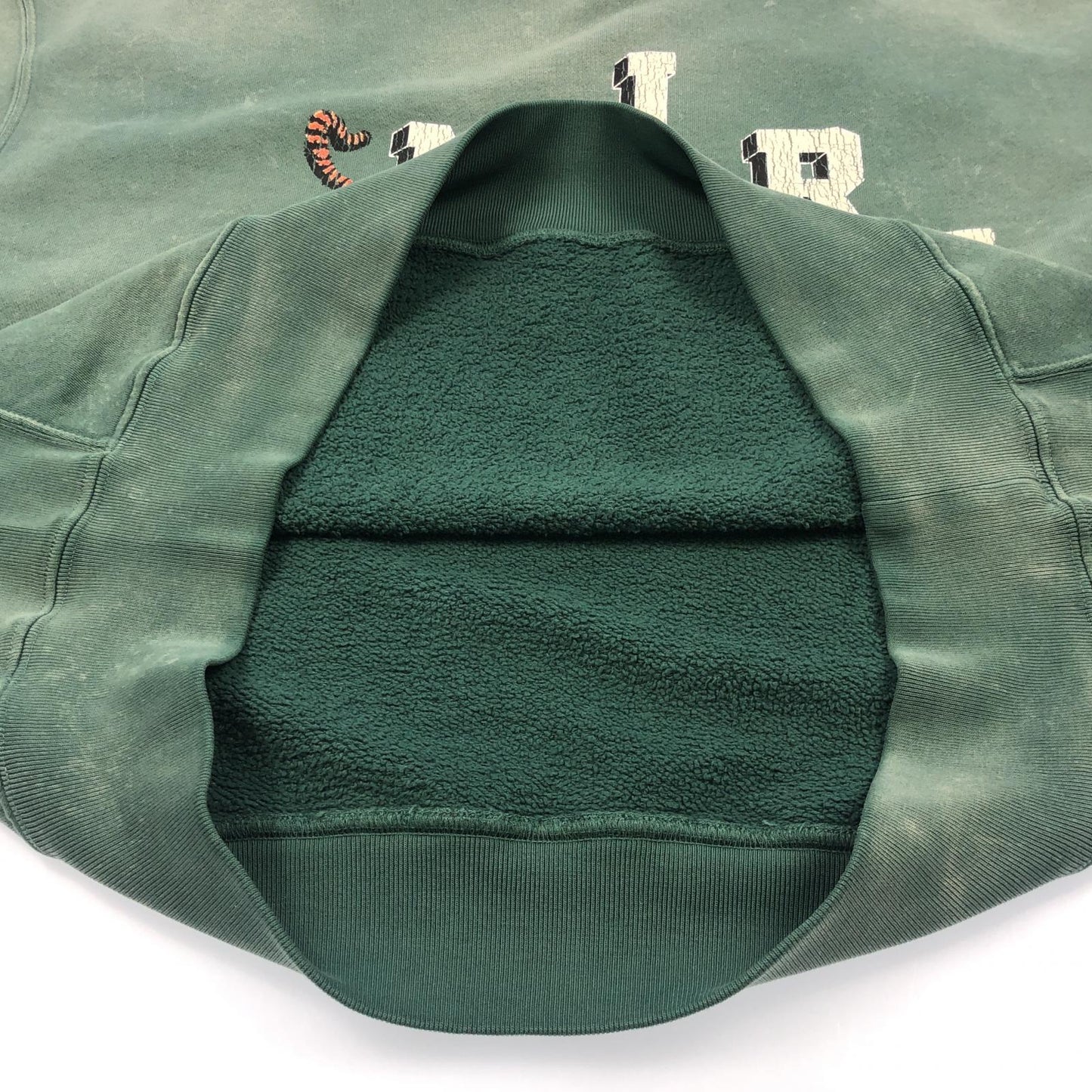 【中古】AMIRI | アミリ VINTAGE SS TIGER CREW スウェット SRPF23MJG017 国内正規品 2023A/W グリーン サイズ：L