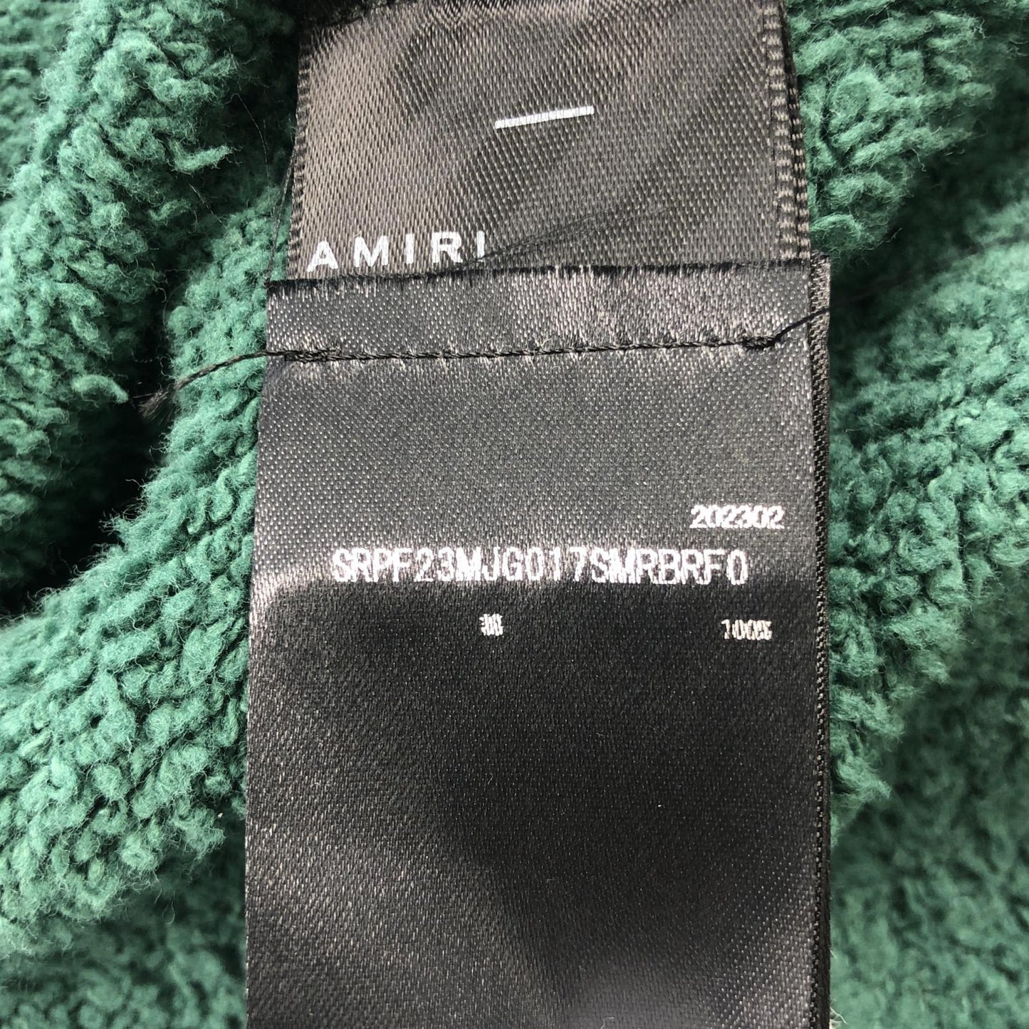 【中古】AMIRI | アミリ VINTAGE SS TIGER CREW スウェット SRPF23MJG017 国内正規品 2023A/W グリーン サイズ：L