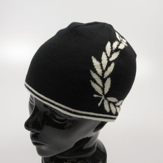 【中古】FRED PERRY | フレッドペリー ロゴジャカードビーニー ニットキャップ FZ26006 年式:2024A/W ブラック