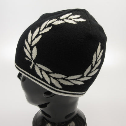 【中古】FRED PERRY | フレッドペリー ロゴジャカードビーニー ニットキャップ FZ26006 年式:2024A/W ブラック