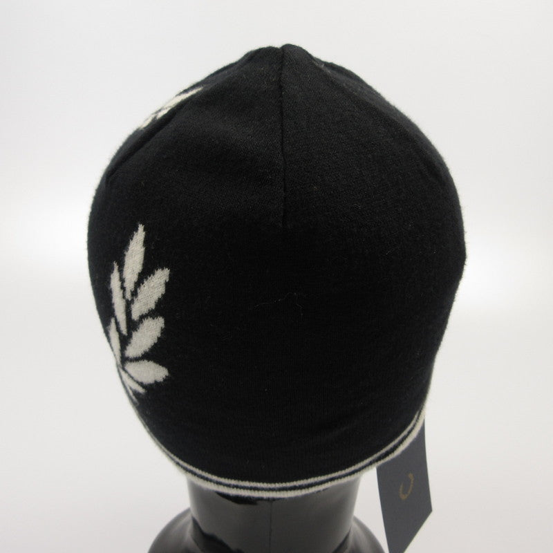 【中古】FRED PERRY | フレッドペリー ロゴジャカードビーニー ニットキャップ FZ26006 年式:2024A/W ブラック