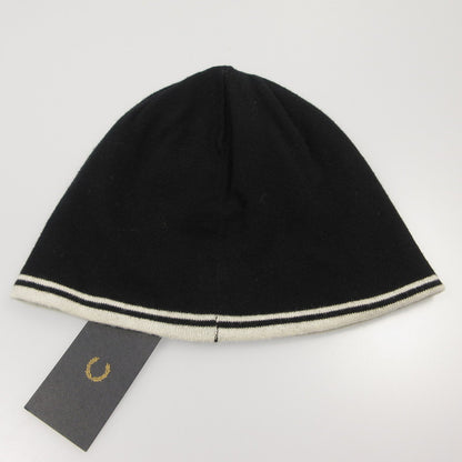 【中古】FRED PERRY | フレッドペリー ロゴジャカードビーニー ニットキャップ FZ26006 年式:2024A/W ブラック