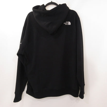 【中古】THE NORTH FACE | ザ・ノースフェイス SQUARE LOGO HOODIE パーカー NT62338 ブラック サイズ：XL