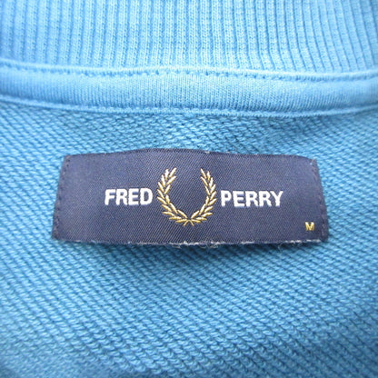 【中古】FRED PERRY | フレッドペリー CREW NECK SWEATSHIRT スウェット M7535 ブルー サイズ：M