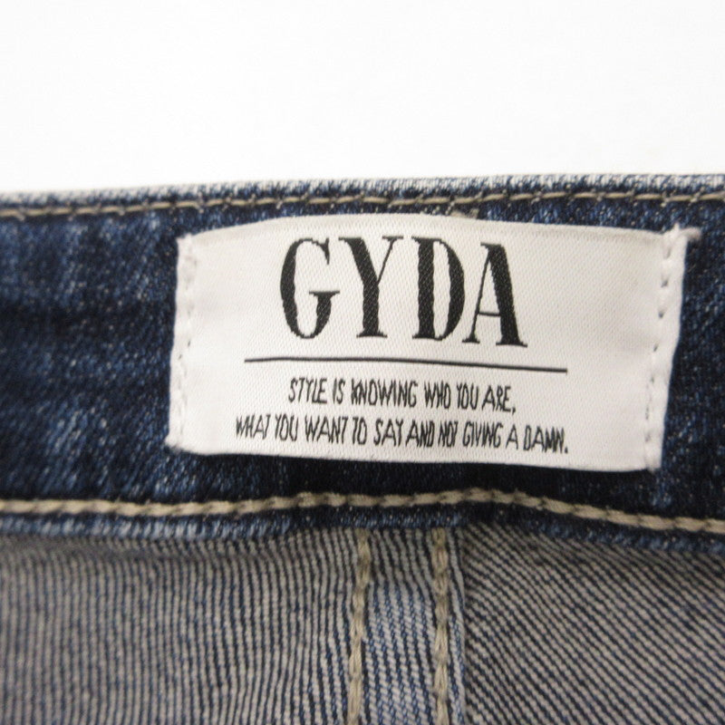 【中古】GYDA | ジェイダ M/W SIDE RIPPEDスキニーデニムパンツ デニムパンツ 072212470701 ブルー サイズ：XS
