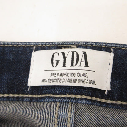 【中古】GYDA | ジェイダ ミドルウエストSIDE RIPPEDスキニーデニムパンツ デニムパンツ 072262470001 ブルー サイズ：XS
