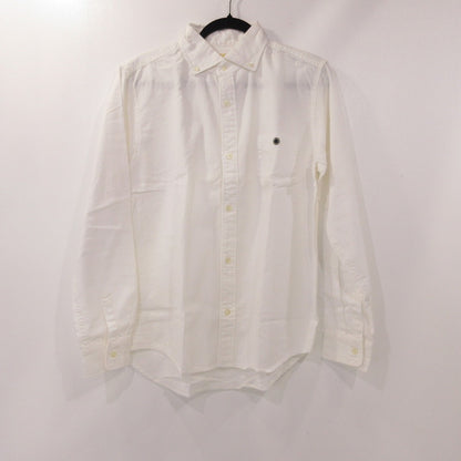 【中古】BARNS OUTFITTERS | バーンズアウトフィッターズ 小衿オックスフォードボタンダウンシャツ 長袖シャツ ホワイト サイズ：2