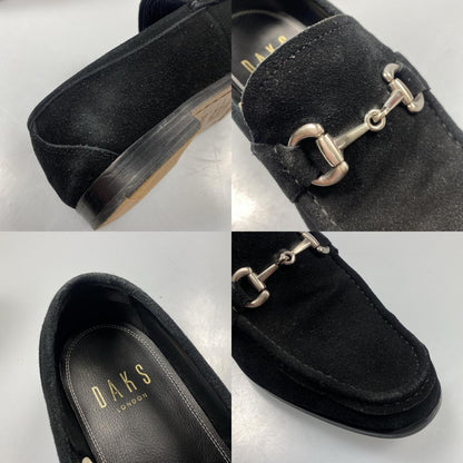 【中古】DAKS | ダックス モカシンビット付きスリップオン ローファー DA5222 25.0cm ブラック
