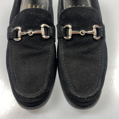 【中古】DAKS | ダックス モカシンビット付きスリップオン ローファー DA5222 25.0cm ブラック