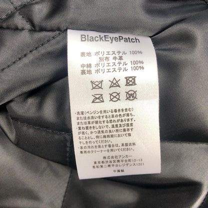 【中古】BlackEyePatch | ブラックアイパッチ AGH VARSITY JACKET スタジャン ブラック サイズ：M