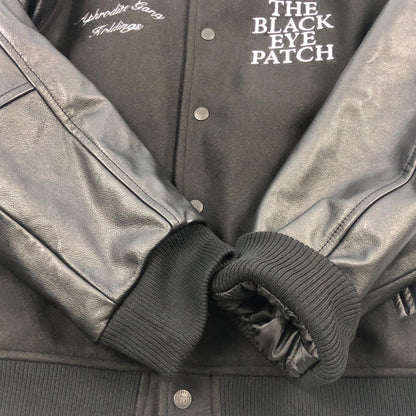 【中古】BlackEyePatch | ブラックアイパッチ AGH VARSITY JACKET スタジャン ブラック サイズ：M