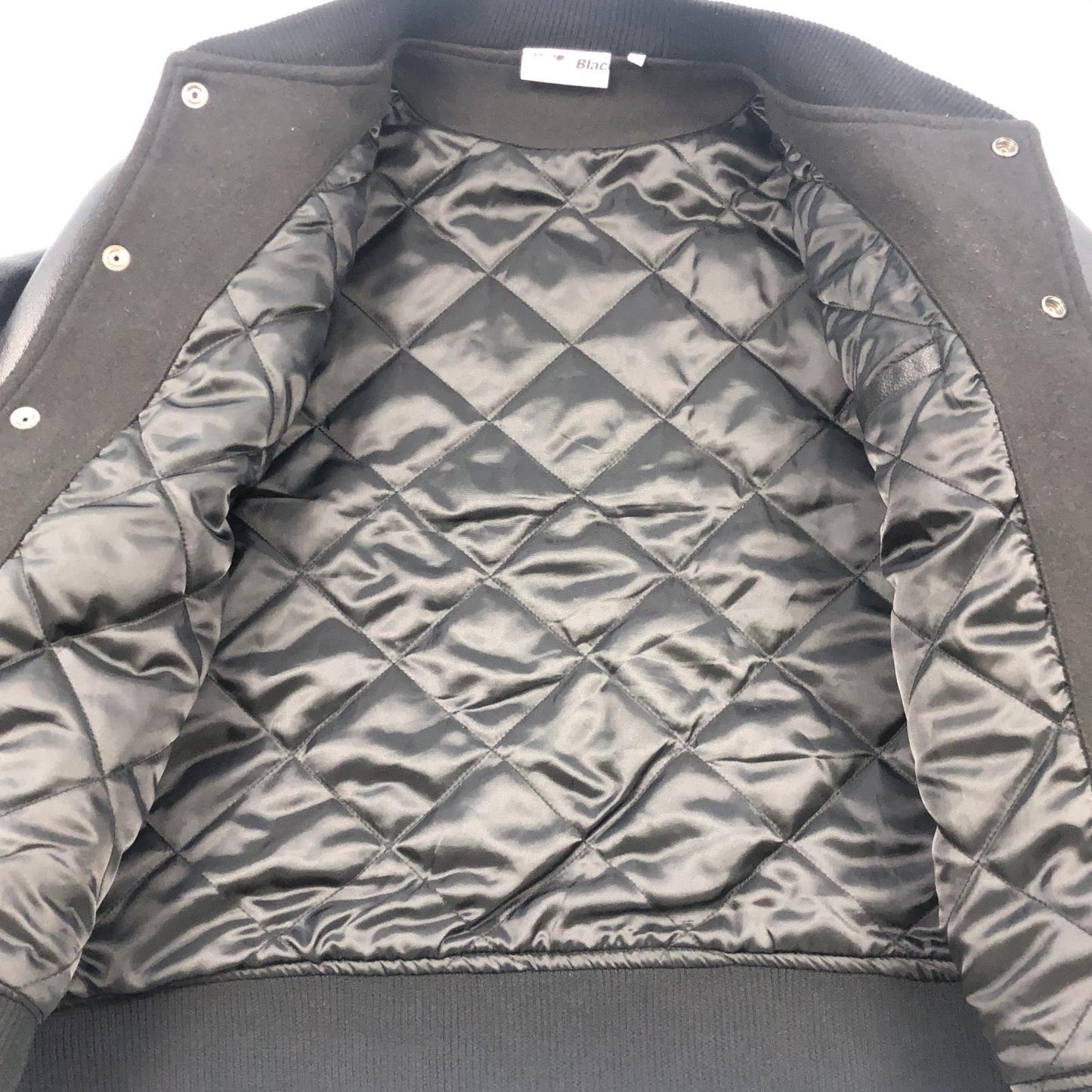 【中古】BlackEyePatch | ブラックアイパッチ AGH VARSITY JACKET スタジャン ブラック サイズ：M