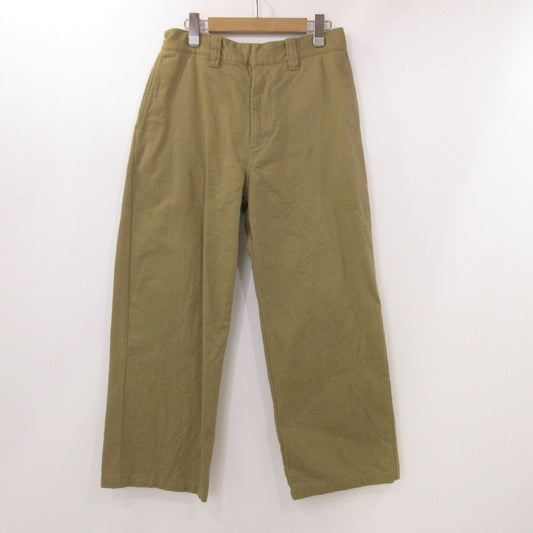 【中古】GYMPHLEX | ジムフレックス ルーズチノストレートパンツ チノパンツ GY-E0260 LGN ベージュ サイズ：M