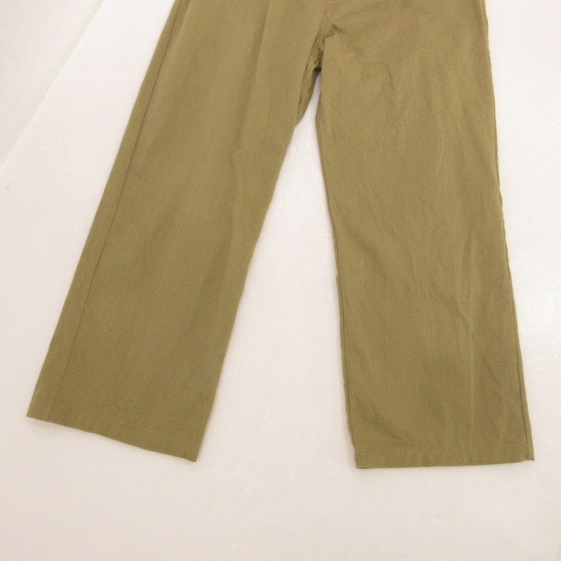 【中古】GYMPHLEX | ジムフレックス ルーズチノストレートパンツ チノパンツ GY-E0260 LGN ベージュ サイズ：M