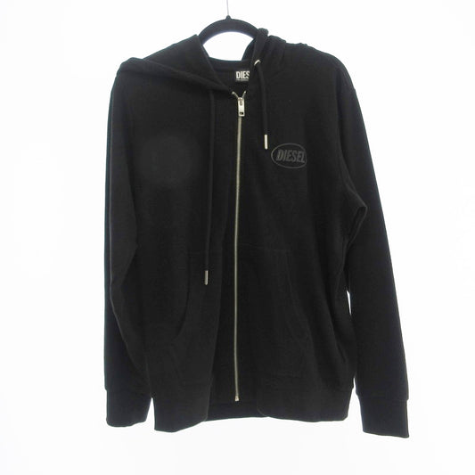【中古】DIESEL | ディーゼル S-ELECTRUM-BEW パーカー A17658RDCCI ブラック サイズ：M