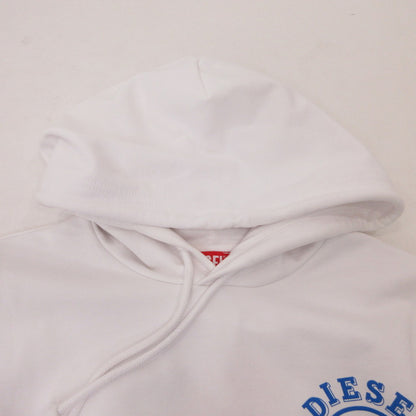 【中古】DIESEL | ディーゼル S-GINN-HOOD-K21 パーカー A110610HAYT ホワイト サイズ：M