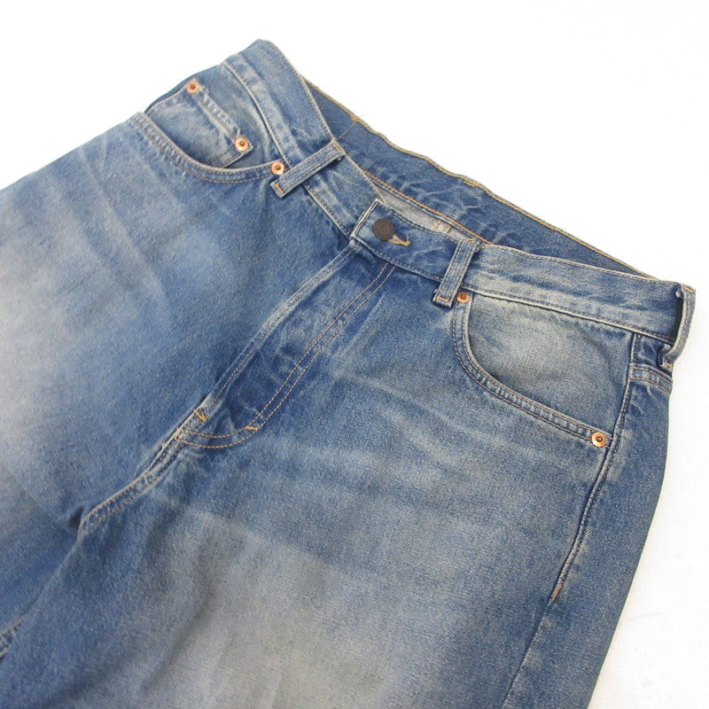 【中古】 ASTRO LOOSE BAGGY JEANS デニムパンツ ブルー サイズ：30