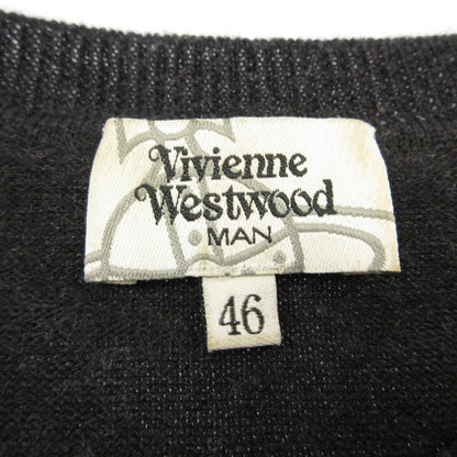 【中古】Vivienne Westwood MAN | ヴィヴィアンウエストウッドマン 時計柄 セーター 4145-6303 ブラック サイズ：46