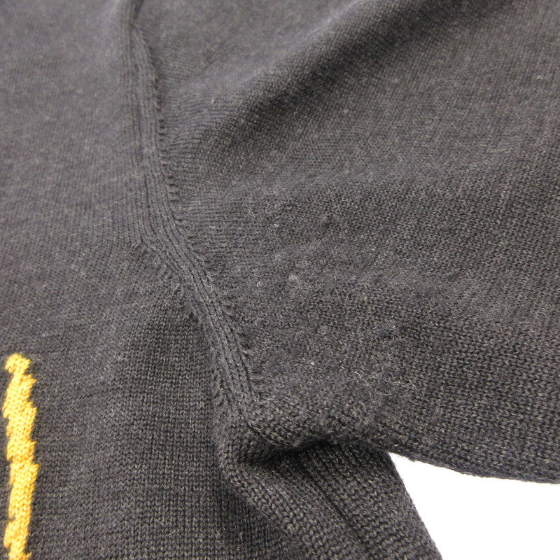 【中古】Vivienne Westwood MAN | ヴィヴィアンウエストウッドマン 時計柄 セーター 4145-6303 ブラック サイズ：46