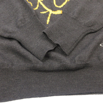 【中古】Vivienne Westwood MAN | ヴィヴィアンウエストウッドマン 時計柄 セーター 4145-6303 ブラック サイズ：46