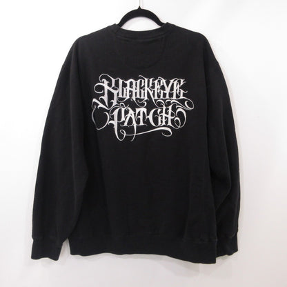 【中古】BlackEyePatch | ブラックアイパッチ AGH CREW SWEAT スウェット BEPSS21EI07 ブラック サイズ：XL