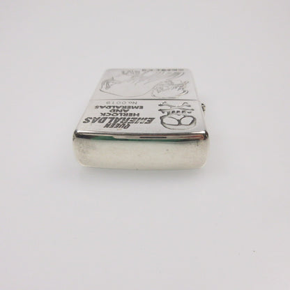 【中古】ZIPPO | ジッポ QUEEN EMERALDAS HERLOCK AND EMERALDAS ライター シルバー