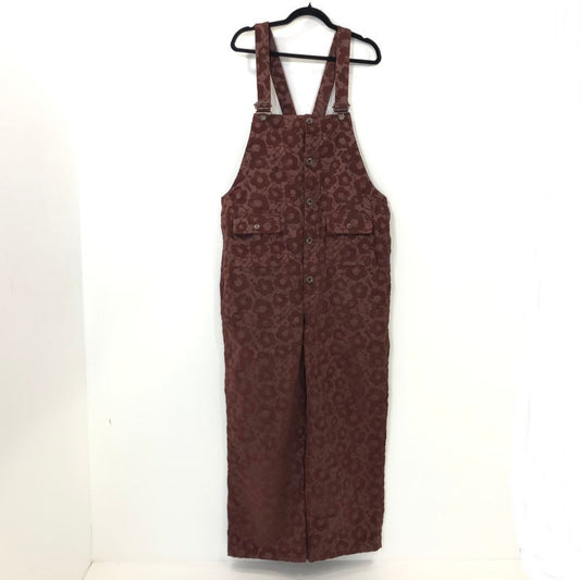 【中古】 EMBOSSED CORDUROY ICIRIAN OVERALL オーバーオール T24AW-OA01 2024A/W ボルドー/バーガンディー サイズ：2